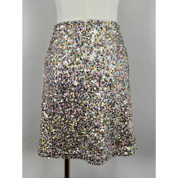 ON 34TH Sequins Knee-length "Confetti" Skirt (Womens: 10) - Picture 5 of 10